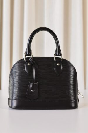 Louis Vuitton Alma BB epi black