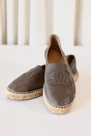 Chanel etoupe espadrilles