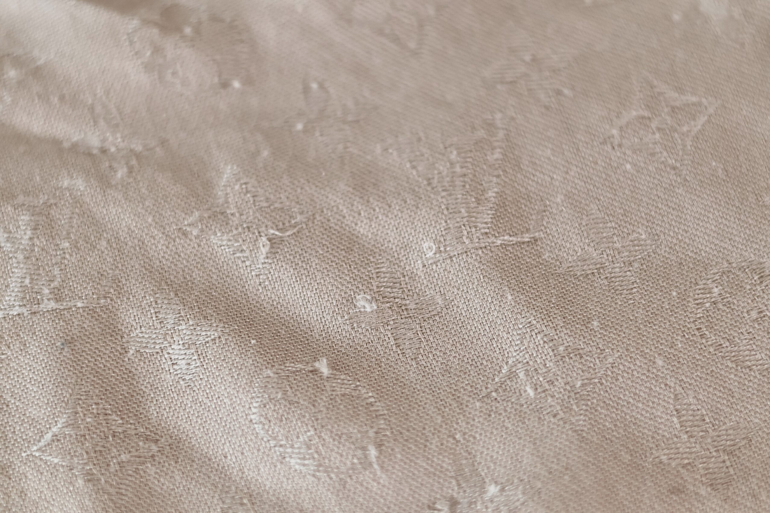 Louis Vuitton silk scarf beige - Image 3