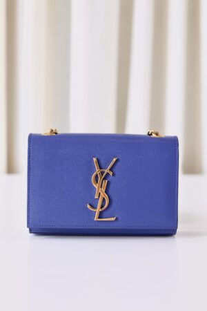 Saint Laurent mini Kate blue